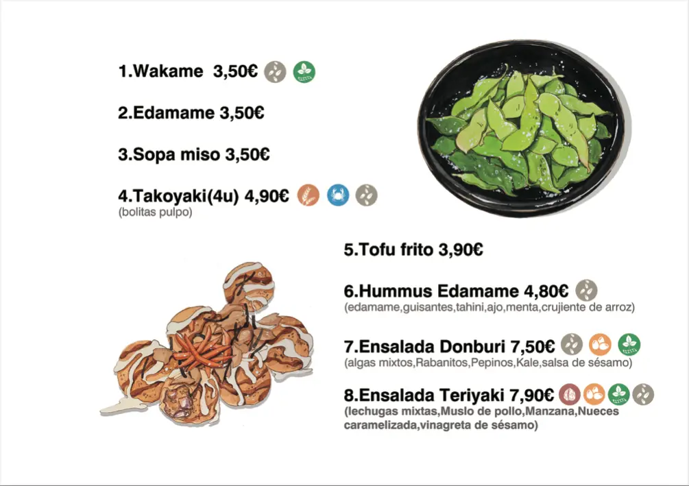 Carta del restaurante - Página 2