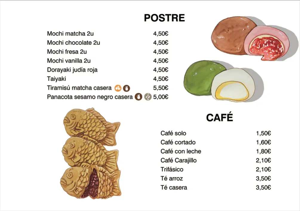 Carta del restaurante - Página 8