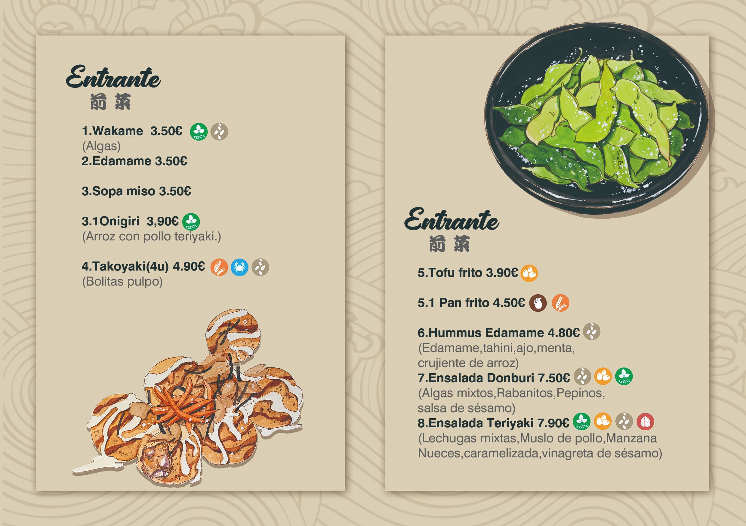 Carta del restaurante - Página 3