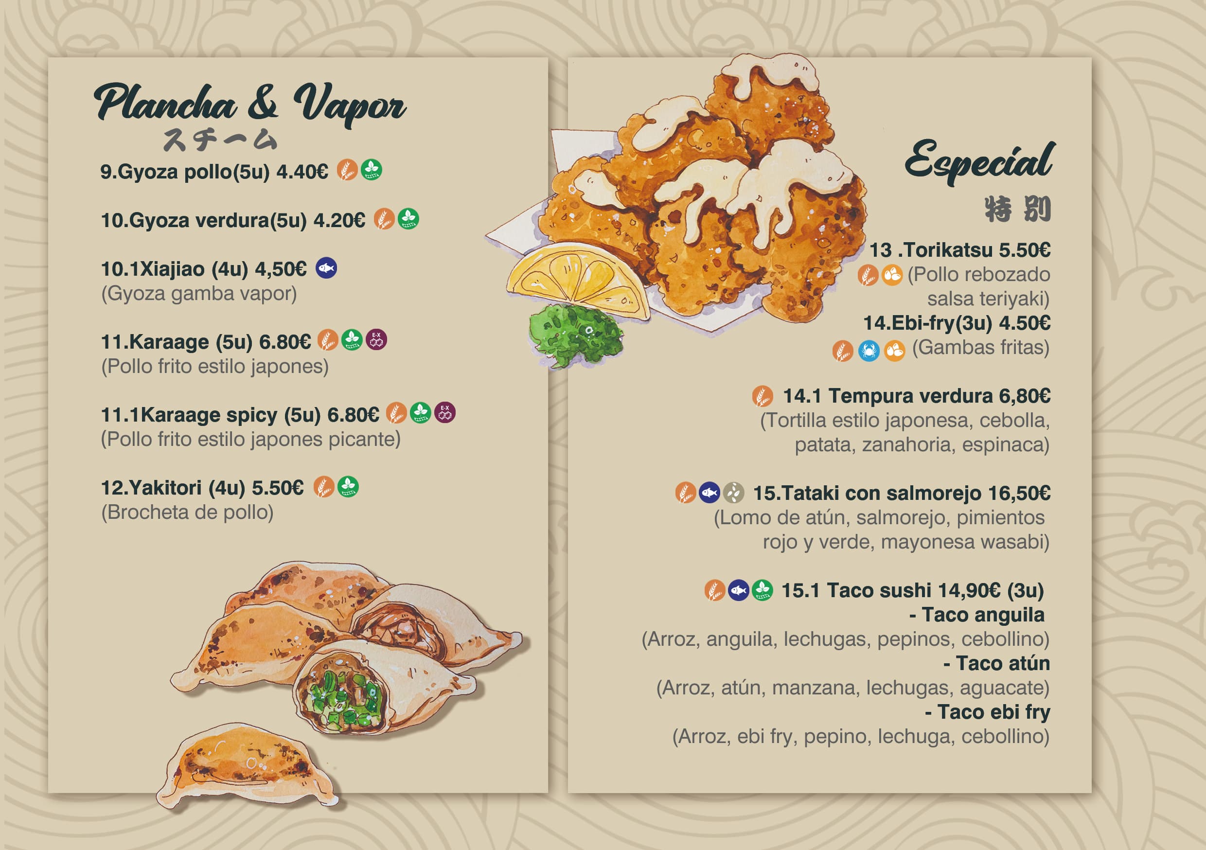 Carta del restaurante - Página 4