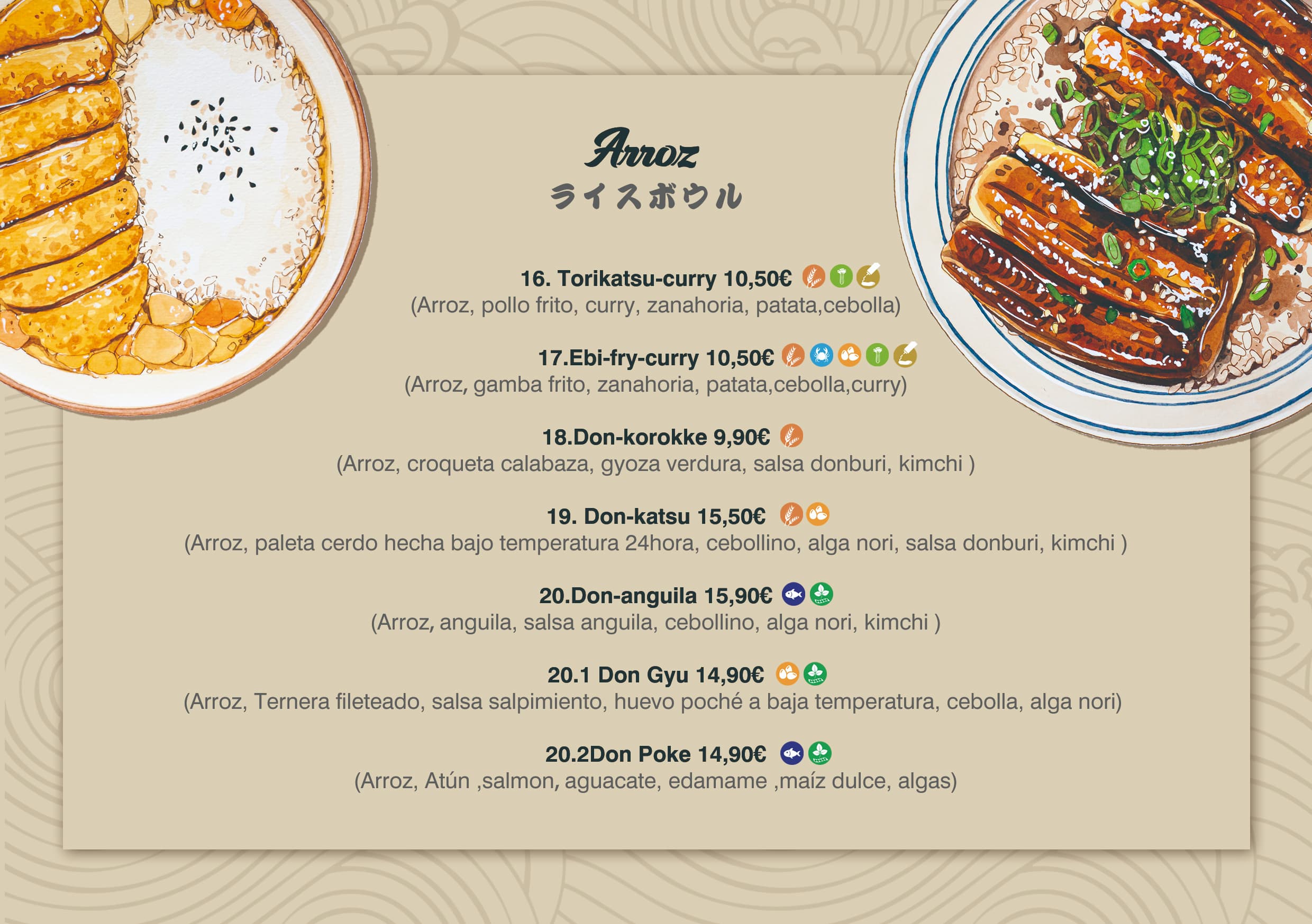 Carta del restaurante - Página 5