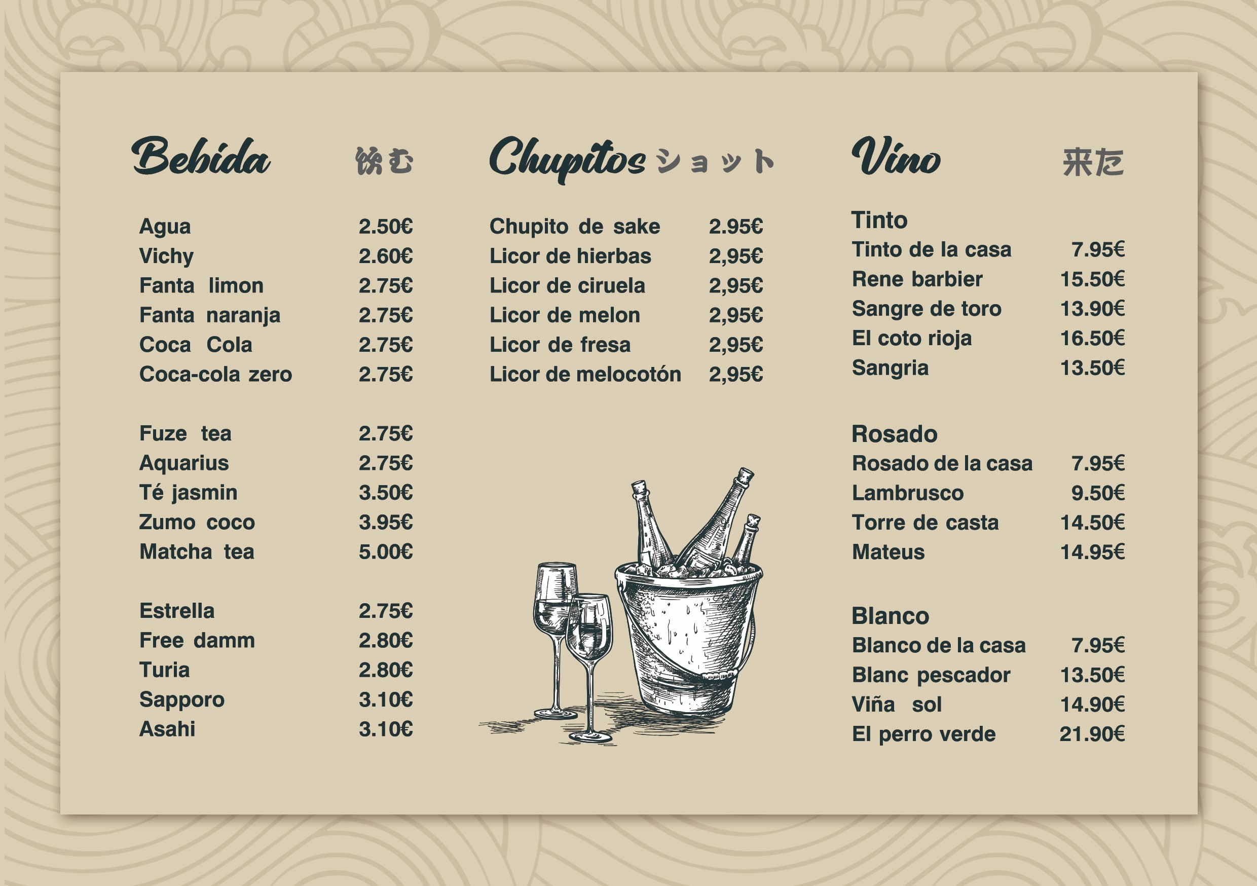 Carta del restaurante - Página 8
